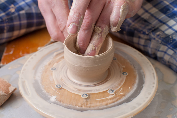 Hands of a potter - Photo, Image