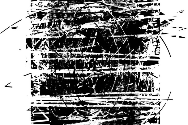 傷や線で黒と白のテクスチャで落ち込んだ背景。抽象ベクトル図. - ベクター画像