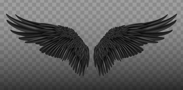 Realistische vleugels. Vector - Vector, afbeelding