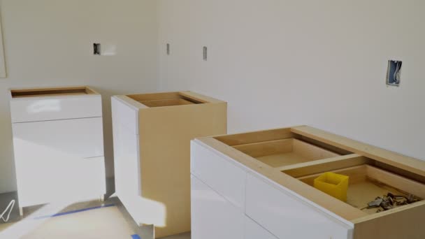 Home Improvement Kitchen Remodel view installálva egy új konyhában - Felvétel, videó