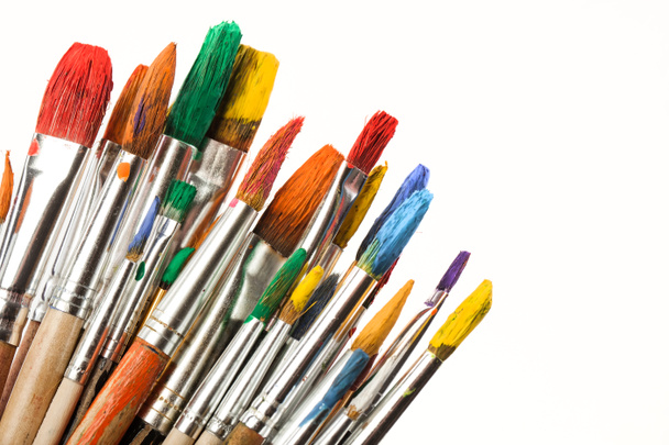 Paints and brushes - Фото, зображення