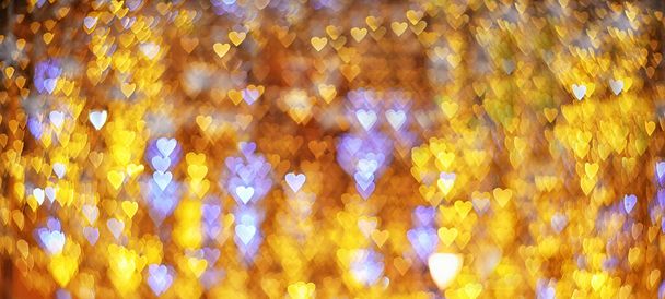 Романтичне різнокольорове серце боке абстрактний валентинний фон
 - Фото, зображення