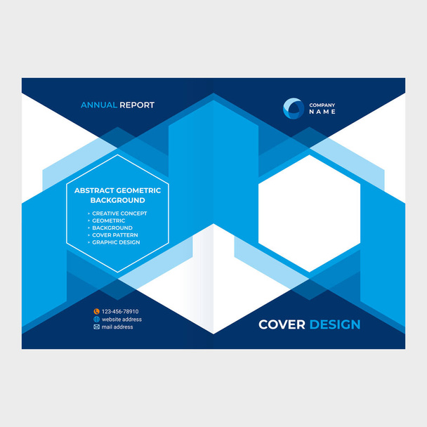 Diseño de portada de catálogo, folleto, volante, composición creativa de triángulos, vector de fondo rojo - Vector, imagen