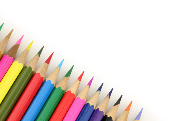 Multicolored pencils - Foto, Imagen