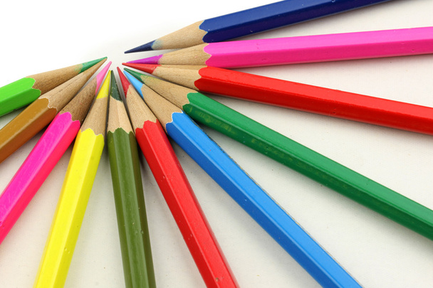 Multicolored pencils - Фото, зображення