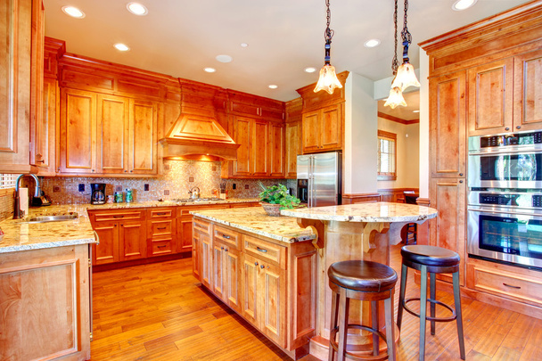 Luxury gold kitchen room - Foto, Imagen