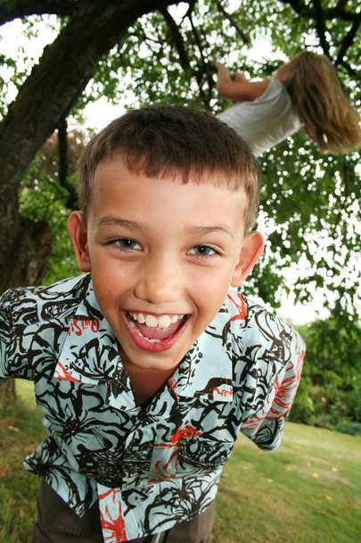 παιδί tween γέλιο - Φωτογραφία, εικόνα
