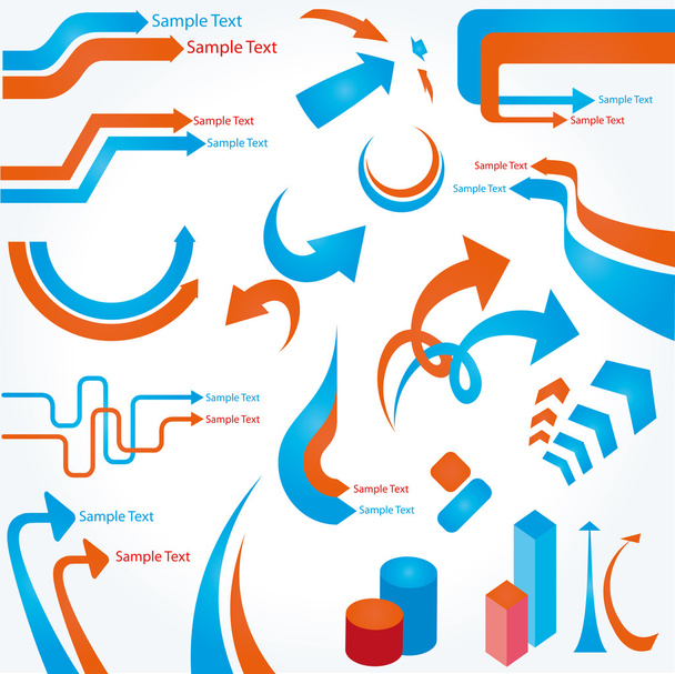 Abstract design elements. Vector illustration. - Vector, Image