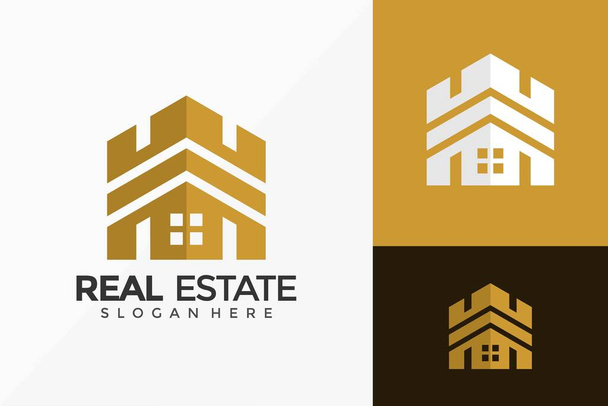 City Town Real Estate Logo Design. Creative Idea logos designs Vector illustration template - Vector, Image