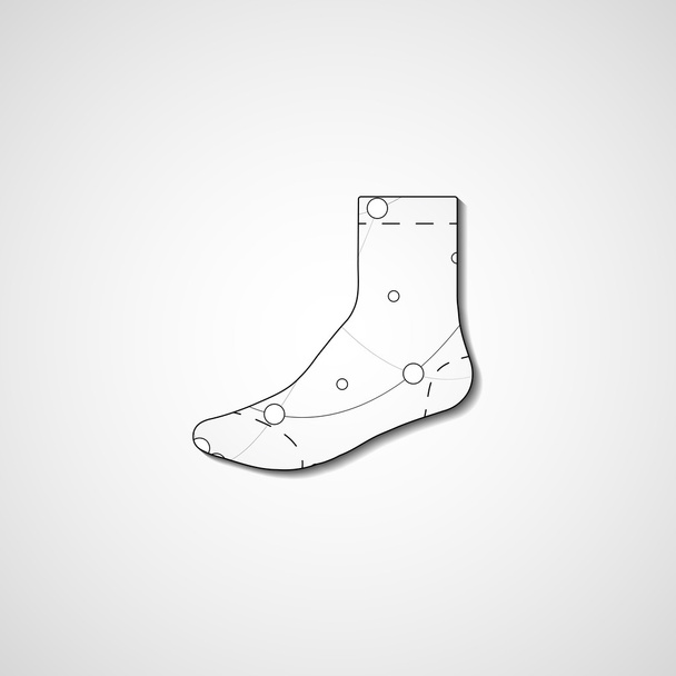 Illustration abstraite sur chaussette
 - Vecteur, image