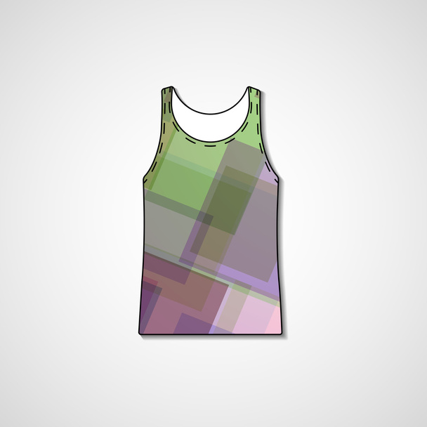 Abstract illustration on singlet - Vector, Image
