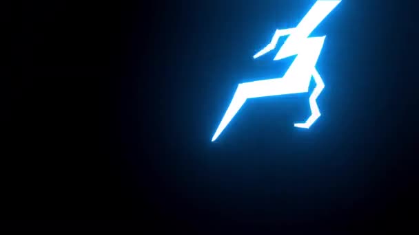 Awesome Actie Elektriciteit Transitie Energie Flash Fx / 4k animatie van kracht dynamische komische en manga flash fx met elektrische patronen en verlammende stralen naadloze looping. - Video
