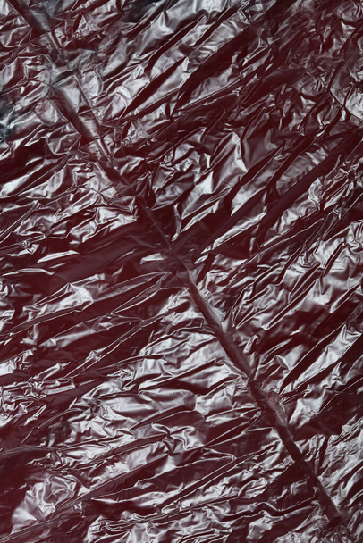Bolsa de plástico cerca de fondo abstracto impresión moderna de alta calidad - Foto, Imagen