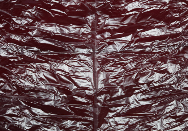Plastic tas close-up abstracte achtergrond moderne hoge kwaliteit print - Foto, afbeelding