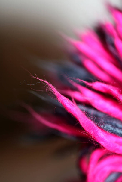 Розовая и черная шерсть абстрактный современный фон высокого качества печати - Фото, изображение