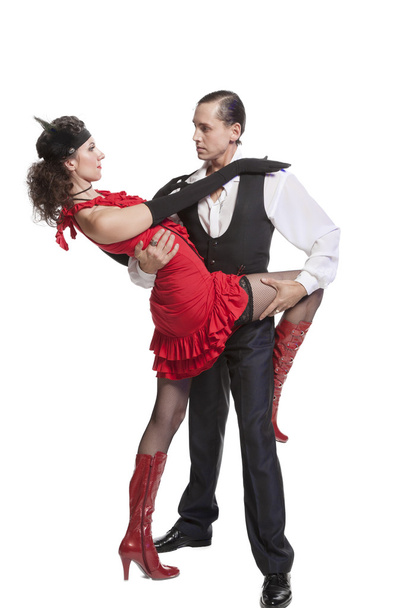 young couple dancing  tango - Fotografie, Obrázek