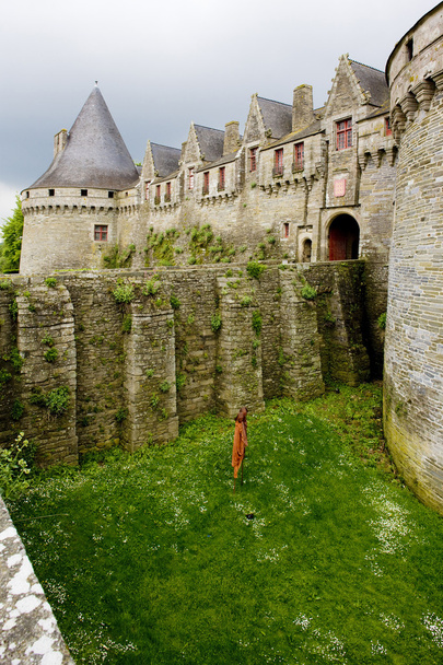 Chateau de rohan, pontivy, brittany, Fransa - Fotoğraf, Görsel