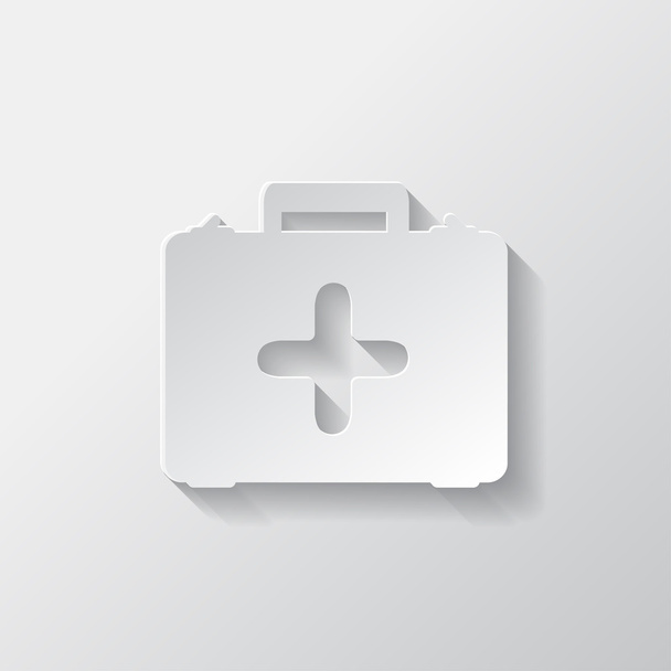 icône de trousse de premiers soins - Vecteur, image