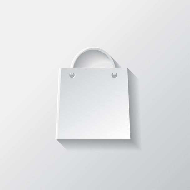 Shopping bag icon - Vector, Image