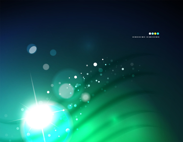 Flares et couleurs floues abstraites futuristes
 - Vecteur, image