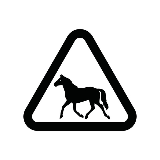 Traffic Sign Animals Vector Icons - Vector, Image