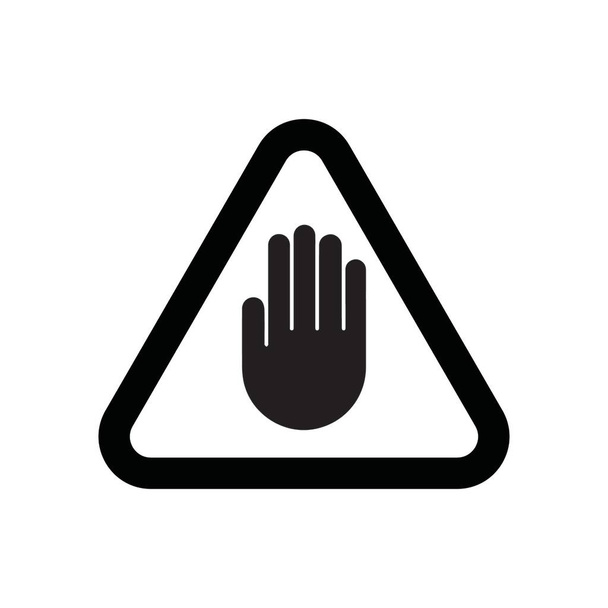 Road sign black ahead of police vector icons - Vector, Image