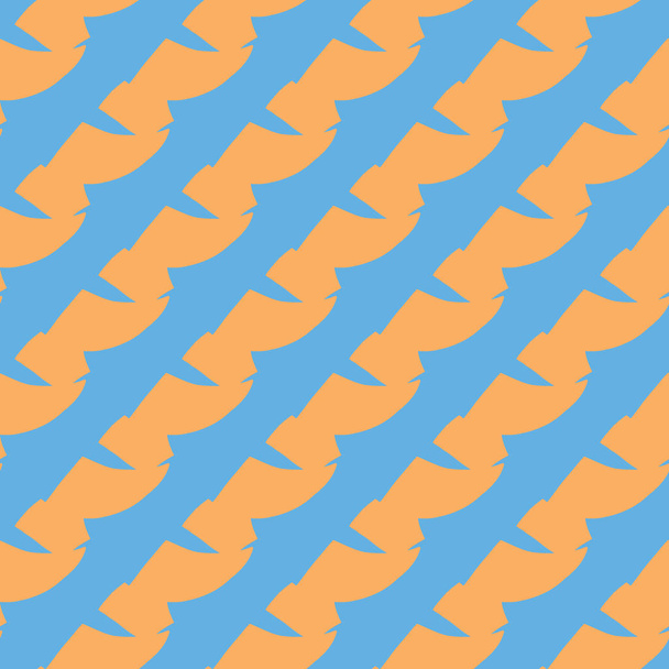 Vecteur texture transparente motif d'arrière-plan. Couleurs dessinées à la main, bleu et orange. - Vecteur, image