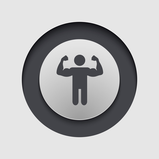 Premium Vector  Abs muscle icon outline vector muscular arm strength fiber