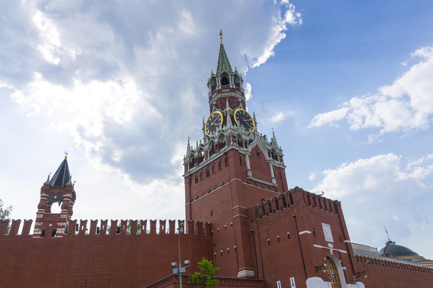 Spasskaya tower, a Vörös tér - Fotó, kép