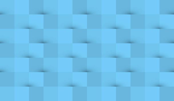 Fondo de papel abstracto con sombras en colores azul claro - Vector, Imagen