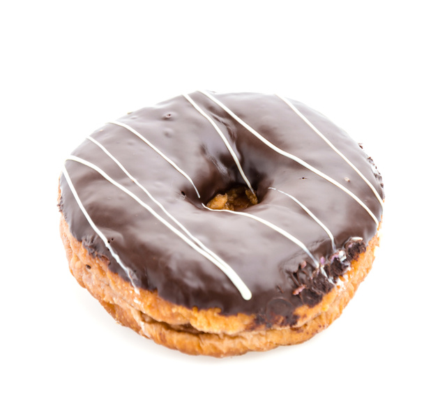 Donut aislado sobre fondo blanco - Foto, Imagen