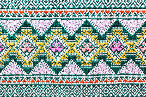 popular batik sarong pattern background in Thailand, traditional - Photo, Image
