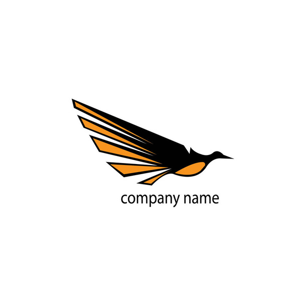 ilustración de aves del vector de diseño del logotipo único - Vector, Imagen