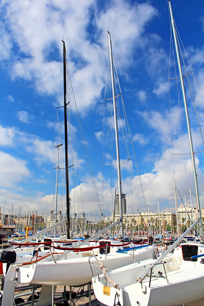 Yachts in Barcelona, Spain - Photo, Image