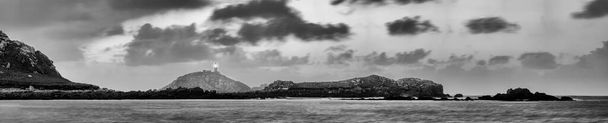Γύρος νησί φάρος πανοραμική θέα, Αγγλία, Ηνωμένο Βασίλειο - Φωτογραφία, εικόνα