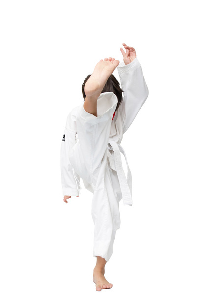 wenig tae kwon do boy martial art - Foto, Bild