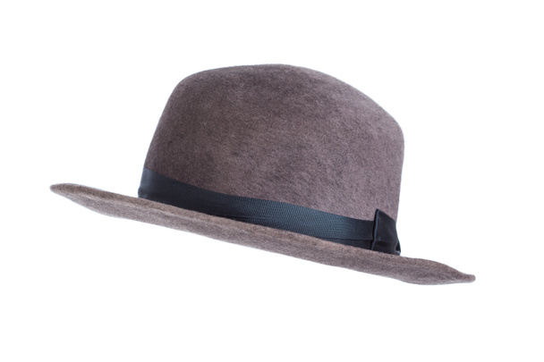 κομψό καφέ σφαιριστής καπέλο - Φωτογραφία, εικόνα