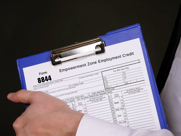 Form 8844 Empowerment Zone Employment Credit - Fotografie, Obrázek