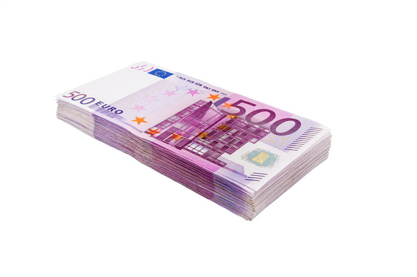 Five hundred euro banknotes - Фото, зображення