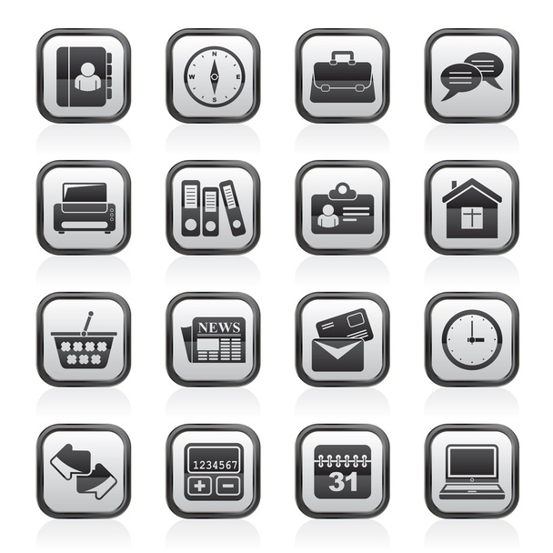 Business and office icons - Vector, Imagen