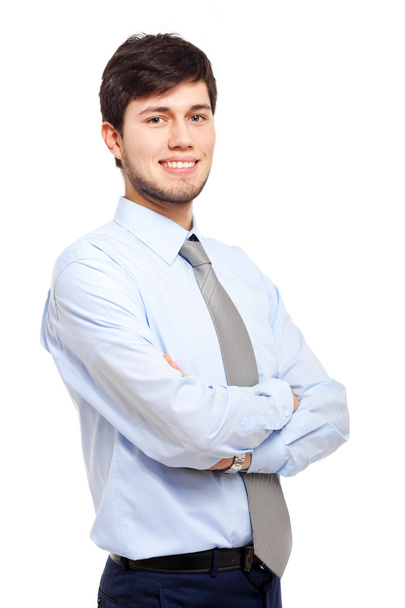 Smiling young businessman - Photo, image