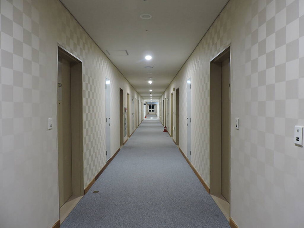 Prázdná koridor budovy ubytovny  - Fotografie, Obrázek