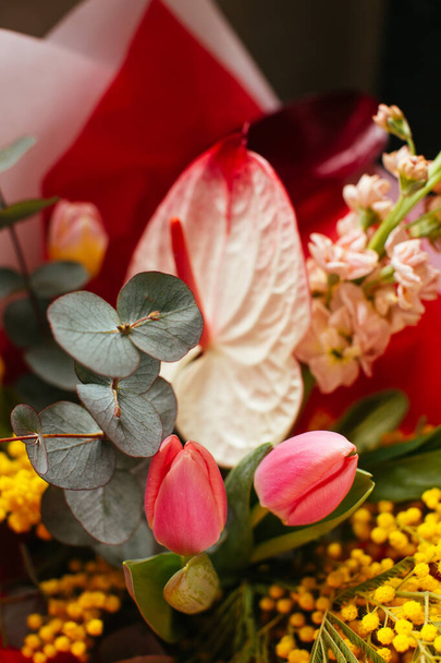 kytice jarních květin na Velikonoce - Fotografie, Obrázek