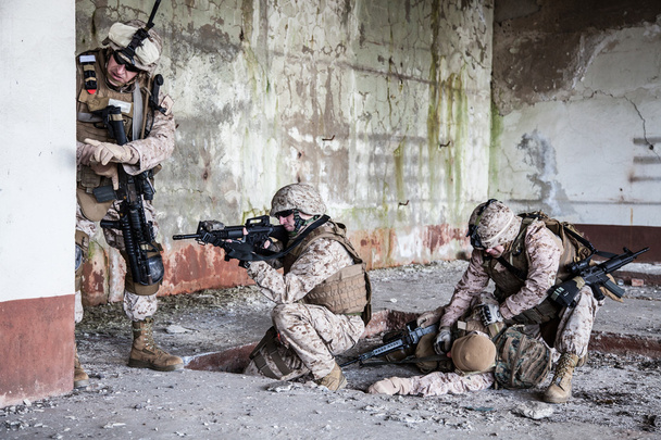 Fighting marines - Zdjęcie, obraz