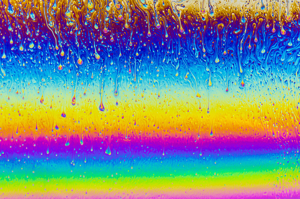 Savon savon film-film savon LiquidArt abstrait arc-en-ciel art coloré rayures texture
 - Photo, image
