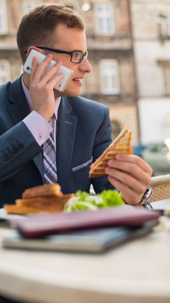 Businessman on phone - Photo, Image