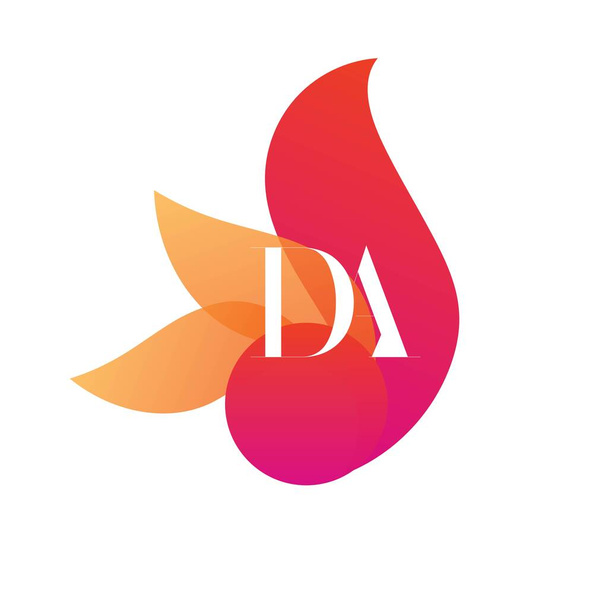 Ursprüngliche AD DA modernes Monogramm und elegantes Logo-Design, Professional Letters Vector Icon Logo auf Hintergrund. - Vektor, Bild