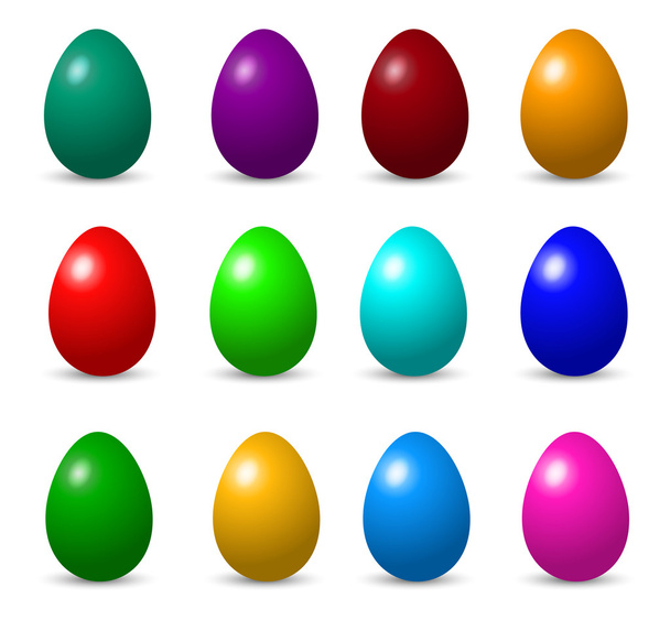 Easter eggs - Vettoriali, immagini