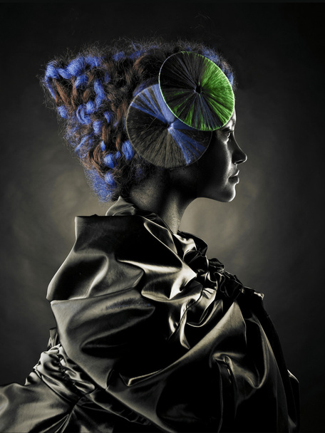 Beautiful alien lady - Valokuva, kuva