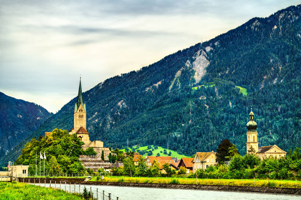ドマットに教会,スイスのグリソン州 - 写真・画像
